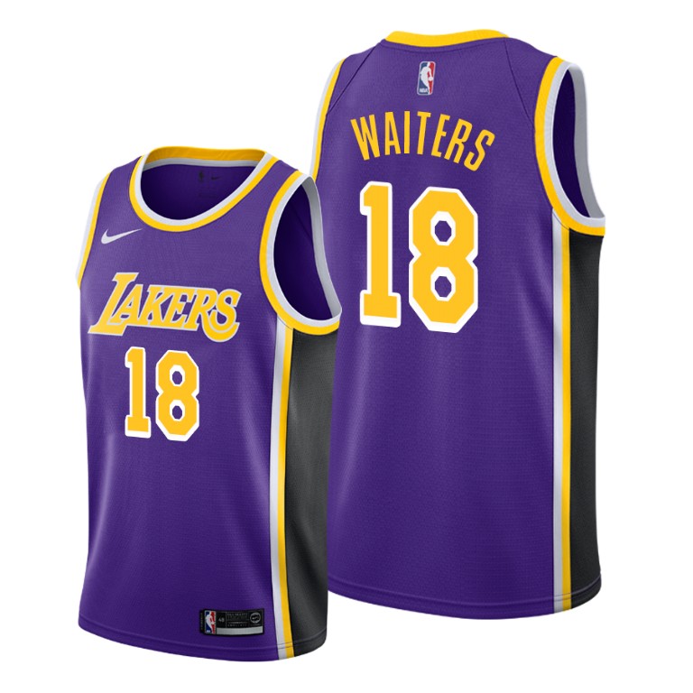 Men's Los Angeles Lakers Dion Waiters #18 NBA 2020 Statement Edition Purple Basketball Jersey JIH1283YW